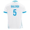 Oficiální Fotbalový Dres Olympique de Marseille Balerdi 5 Domácí 2024-25 pro Děti